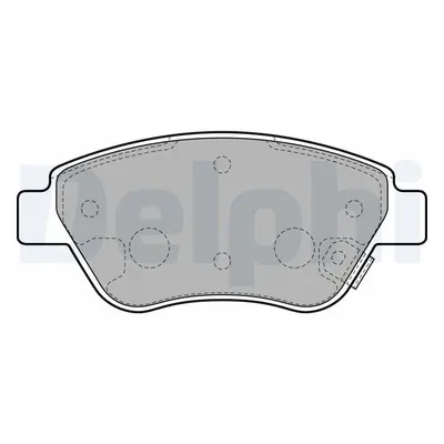 Delphi Bremsbeläge vorne Opel Adam 1,4