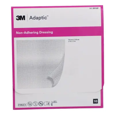 Adaptic 7,6x7,6 cm feuchte Wundauflage 2012Z 10 St Kompressen
