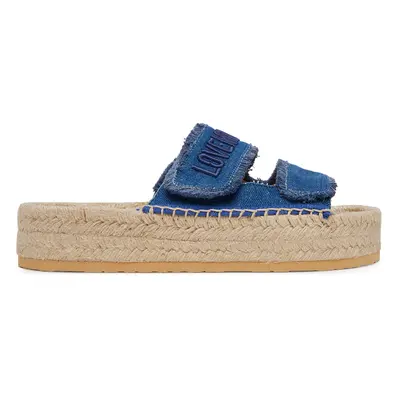 Espadrilles LOVE MOSCHINO JA28383G0MJO5700 Blau
