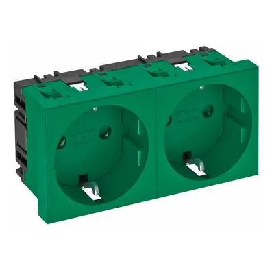 OBO Bettermann Steckdose 0 Grad, 2-fach STD-D0 MZGN2 6120026