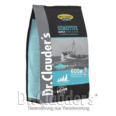 Dr. Clauder's Best Choice Lifecycle Sensitive Adult Fisch & Reis All Breed Hundetrockenfutter 12,5 Kilogramm
