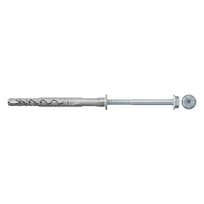 fischer Langschaftdübel SXRL FUS verzinkt Sechskantschraube U-Scheibe 8 x 160 mm - 50 Stück