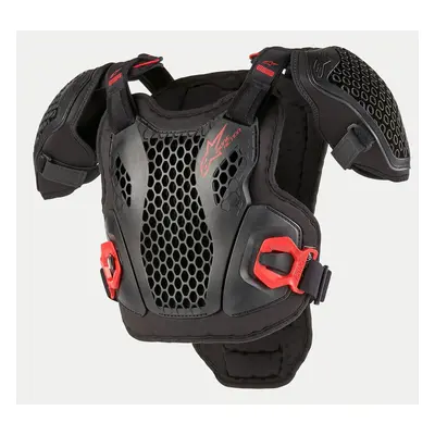 Alpinestars Jugend-Bionic Action Brustschutz Black Red, Größe: L/XL