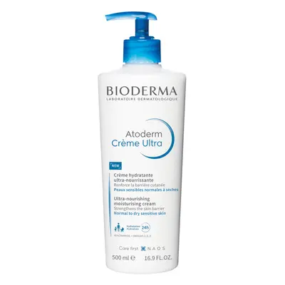 Bioderma Atoderm Créme Ultra nährende Hautcreme für normale bis trockene empfindliche Haut Nicht parfümiert 500 ml