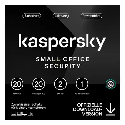 Small Office Security  ESD   1 Jahr (2 Server, 20 Desktop, 20 Mobile)