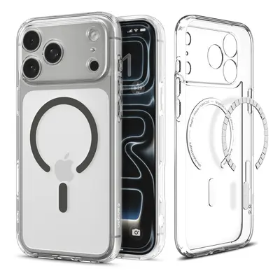 MagSafe Hülle für Apple iPhone 17 Pro Max, Spigen, Ultra Hybrid, Grau ACS10283