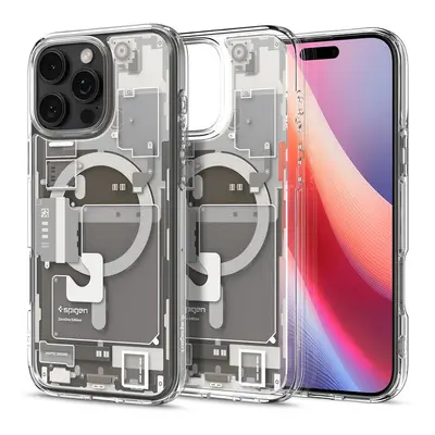 MagSafe Hülle für Apple iPhone 16 Pro, Spigen, Ultra Hybrid Zero One, Beige ACS08137