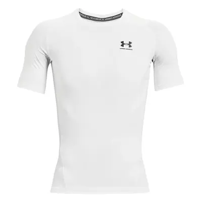 Under Armour HeatGear Compression T-Shirt weiß/schwarz - L