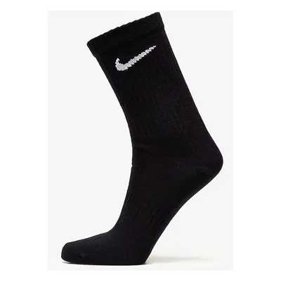 Nike Nike Everyday Lightweight Training Crew Socks 3-Pack Black/ White M