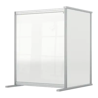 Nobo Premium Plus klarer Acryl-Tischschirm, Erweiterung für modulares System B800xH1000mm Klar