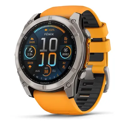 Garmin Fenix 8, 3,56 cm (1,4), AMOLED, Touchscreen, 32 GB, GPS (Satellit), 76 g