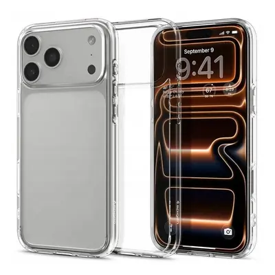 Hülle für Apple iPhone 17 Pro, Spigen, Ultra Hybrid, Transparent ACS10342