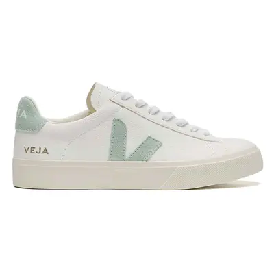 Veja Campo Chromefree Leather White Matcha Damen - Sneaker Veja - Weiß - CP0502485A-6.5 - Size: 6.5