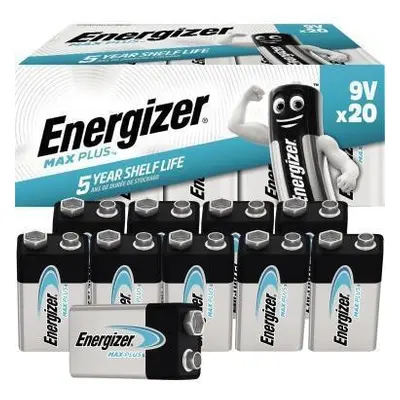 Energizer Batterie Max Plus E301323202 9V/E-Block/6LR61 20 St. 190022400