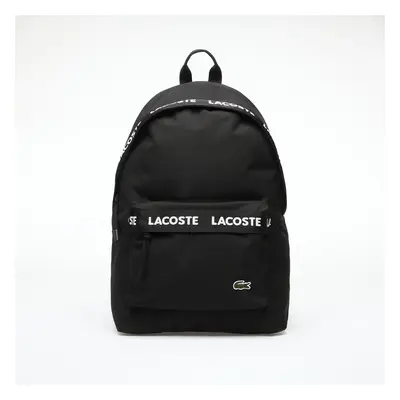 Lacoste Logo Neocroc Rucksack schwarz weiß