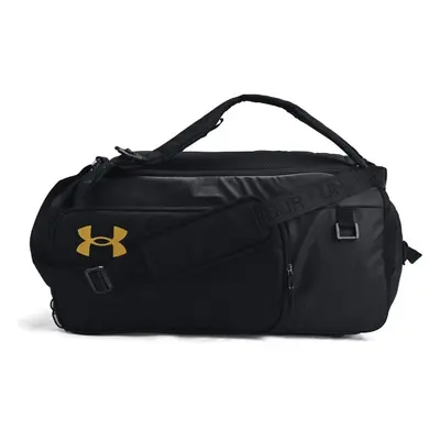 Under Armour Contain Duo Mittelgroßer Rucksack/Seesack Schwarz / Metallisch Gold Einheitsgrösse