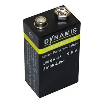 Dynamis Batterie 9V Lithium - bis zu 10 Jahre Laufzeit