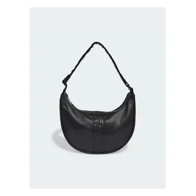 Adidas Handtasche Adicolor Half Crescent Bag Metallic Pu KR1546 Schwarz
