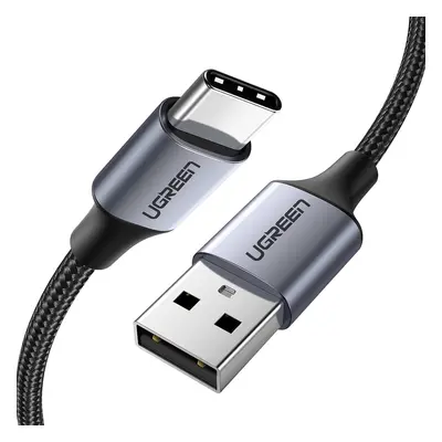 USB-A - USB-C Daten- und Ladekabel UGREEN US288, 18W, 1m, Schwarz