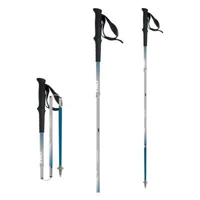 TSL Outdoor Trail Alu 4 Ultra Mid Trekkingstöcke weiß blau (Paar) - 110
