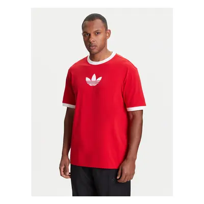 Adidas T-Shirt adicolor 2000s Cali JX1514 Rot Loose Fit