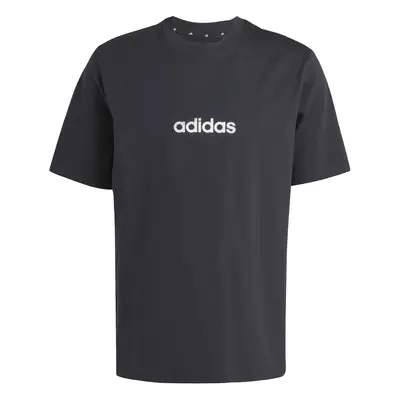 adidas ESSENTIALS LINEAR TEE Herren T-Shirt, schwarz, größe