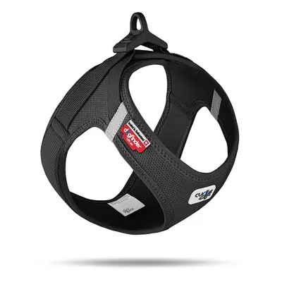curli Clasp AirMesh Geschirr schwarz Hundegeschirr Größe 3XS