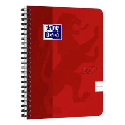 OXFORD Nordic Touch A5+ - 70 Blatt - liniert - rot