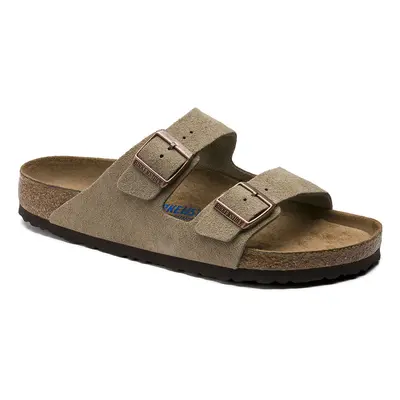 Birkenstock Arizona Soft Footbed Suede Leather Taupe Narrow Fit Unisex - Sandalen Birkenstock - Hellbraun - 951303-2.5 - Size: 2