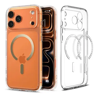 MagSafe Hülle für Apple iPhone 17 Pro Max, Spigen, Ultra Hybrid, Transparent Gold