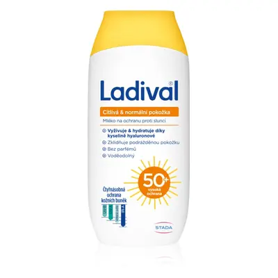 Ladival Empfindliche & Normale Haut Schutzmilch gegen Sonnenschein SPF 50+ 200 ml