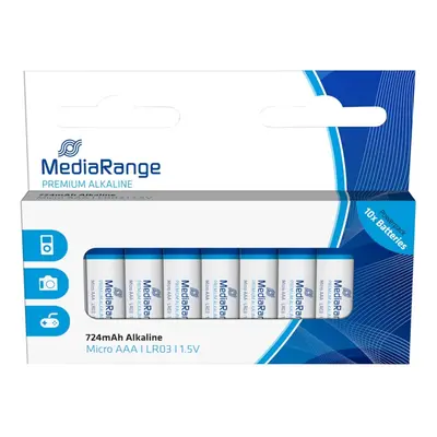 MediaRange Premium Alkaline Batterien Micro AAA LR03 1,5 Volt 10er Pac