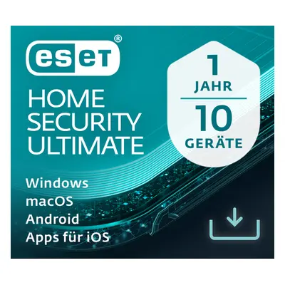 HOME Security Ultimate Vollversion Lizenz  10 Geräte 1 Jahr (Download)