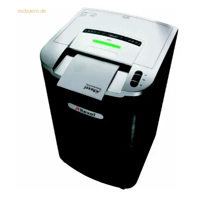 Rexel Mercury Aktenvernichter RLX20 Partikelschnitt, Kreuzschreddern, 26 cm, 4 x 40 mm, 115 l, 1100 Blätter, 55 dB