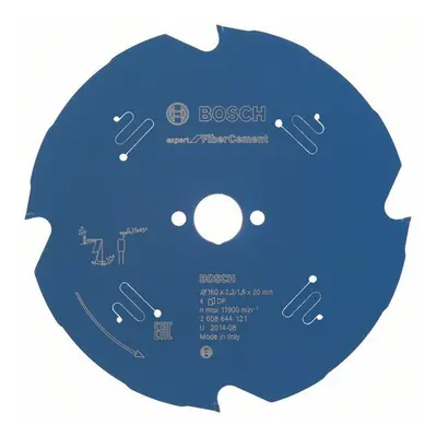 Bosch Kreissägeblatt für Eternit Faserzement Gipskarton, Kreissäge, Ø 160 x 20 mm