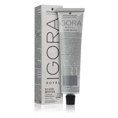 Schwarzkopf Professional IGORA Royal Absolutes SilverWhite demi-permanente Haartönung für garues und weißes Haar Farbton Silver 