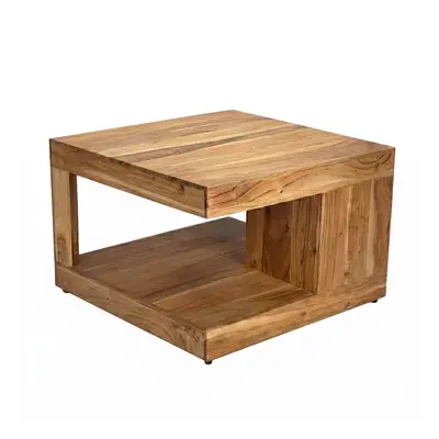 Couchtisch aus Akazie Massivholz, braun