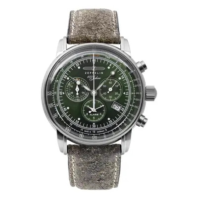 Zeppelin 8680-4 100 Jahre Chronograph Herrenuhr 42mm 5ATM