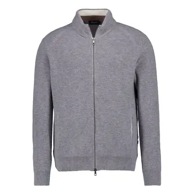 MAERZ Muenchen Herren Cardigan grau unifarben