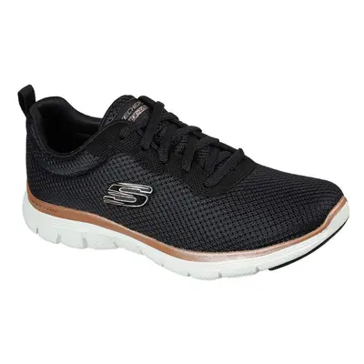 Skechers Flex Appeal 4.0 Damen Laufschuhe schwarz/bronze - 37