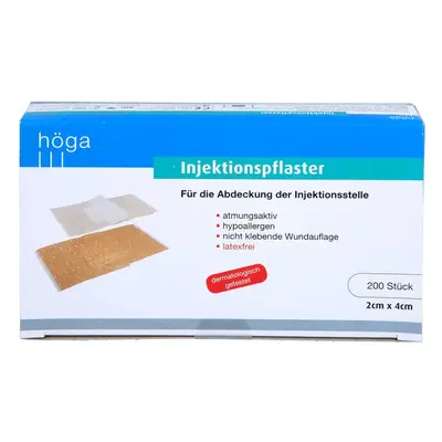 INJEKTIONSPFLASTER hypoallergen 2x4 cm 200 St.