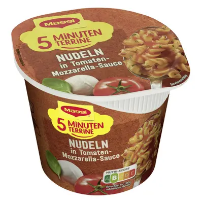 Maggi 5 Minuten Terrine Nudeln in Tomaten-Mozzarella-Sauce 55G