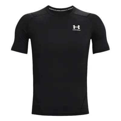 Under Armour HeatGear Compression T-Shirt schwarz/weiß - XXL