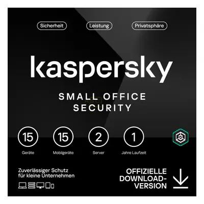 Small Office Security  ESD   1 Jahr (2 Server, 15 Desktop, 15 Mobile)