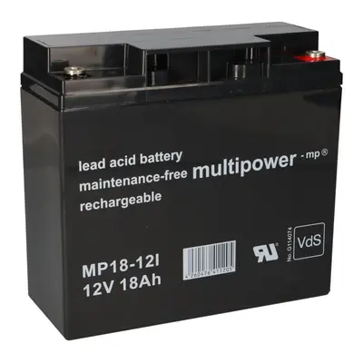 Multipower Blei-Akku MP18-12I Pb 12V 18Ah VdS, M5