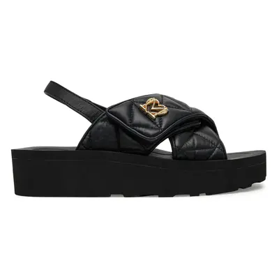 LOVE MOSCHINO Sandalen JA16044I1MIE0000 Schwarz