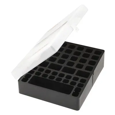 ANSMANN 1900-0041 Aufbewahrungsbox für bis zu 24x AA, 16x AAA und 4x 9V E-Block