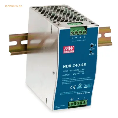 DIGITUS industrielles Netzteil 48V DC 240W Metallgehäuse