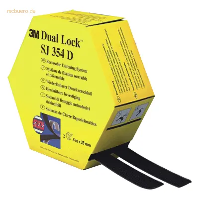 Dual Lock SJ354D Flexibl.Druckverschluss 2x5m 3M