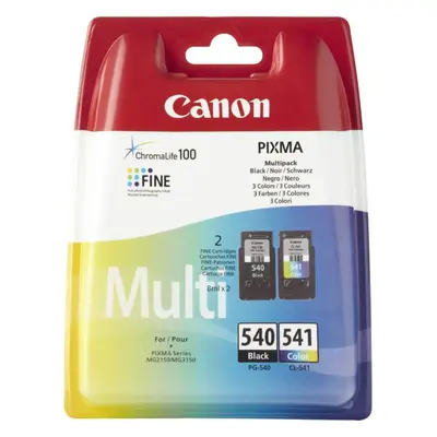Canon PG-540 / CL-541 Druckerpatrone Multipack Schwarz + 3 Farben